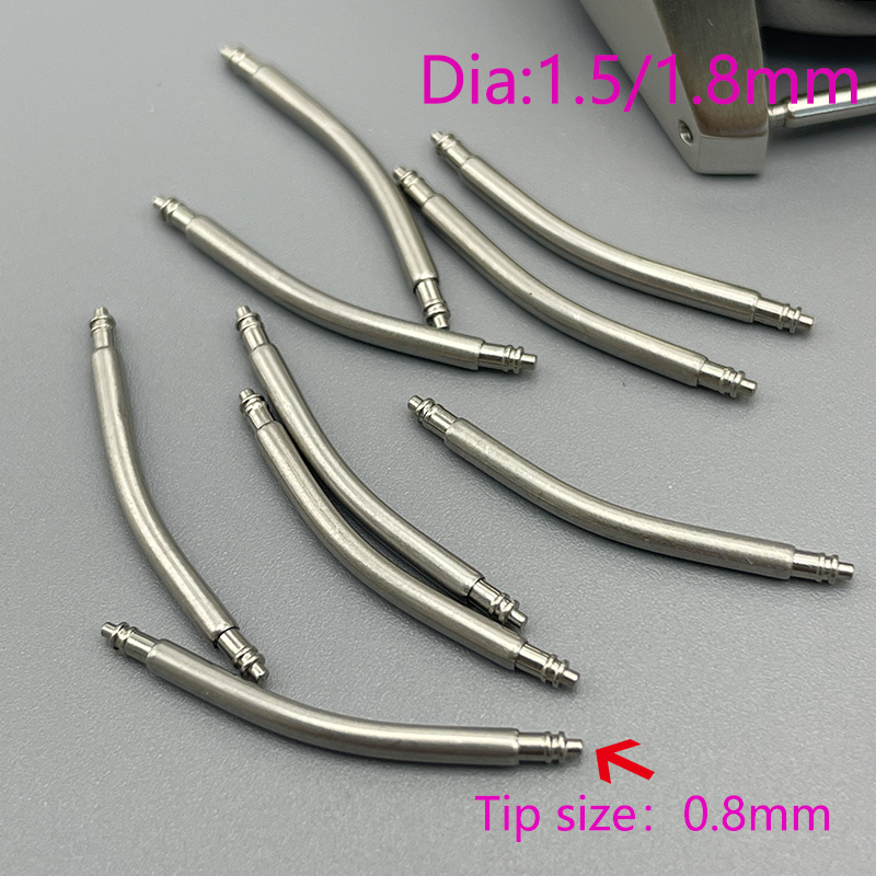 Curved Spring Bar - 10/20PCS Dia 1.5mm/1.8mm Curved Spring Bar