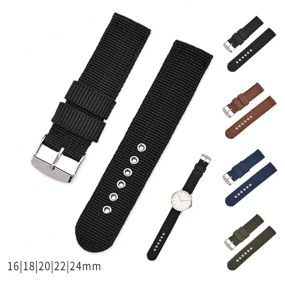 Soft and Comfortable Nylon Str - Canvas Strap Watch recension och pris