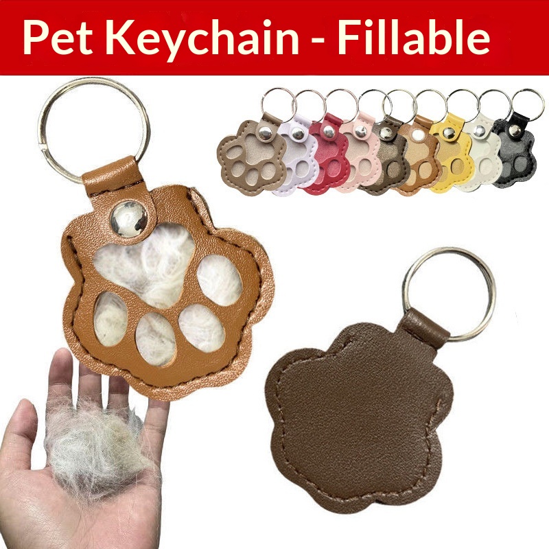 Dog Hair Collector Keychain Le - Leather Strap Quick Release recension och pris