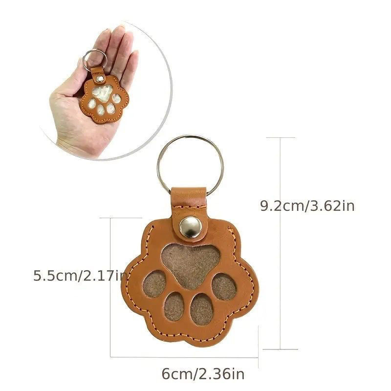 Dog Hair Collector Keychain Le - Leather Strap Quick Release recension och pris