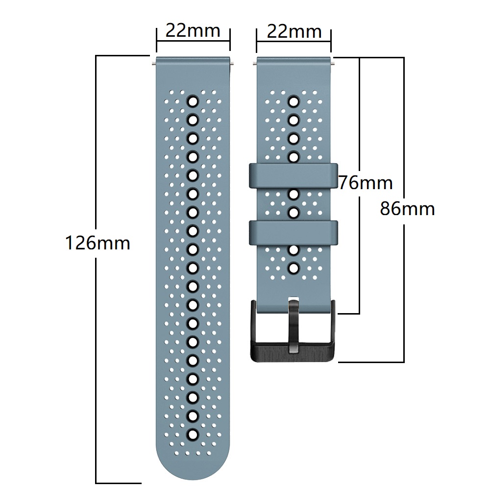 22mm Strap For HONOR Watch 6 S - Silicone Watch Band 22Mm recension och pris