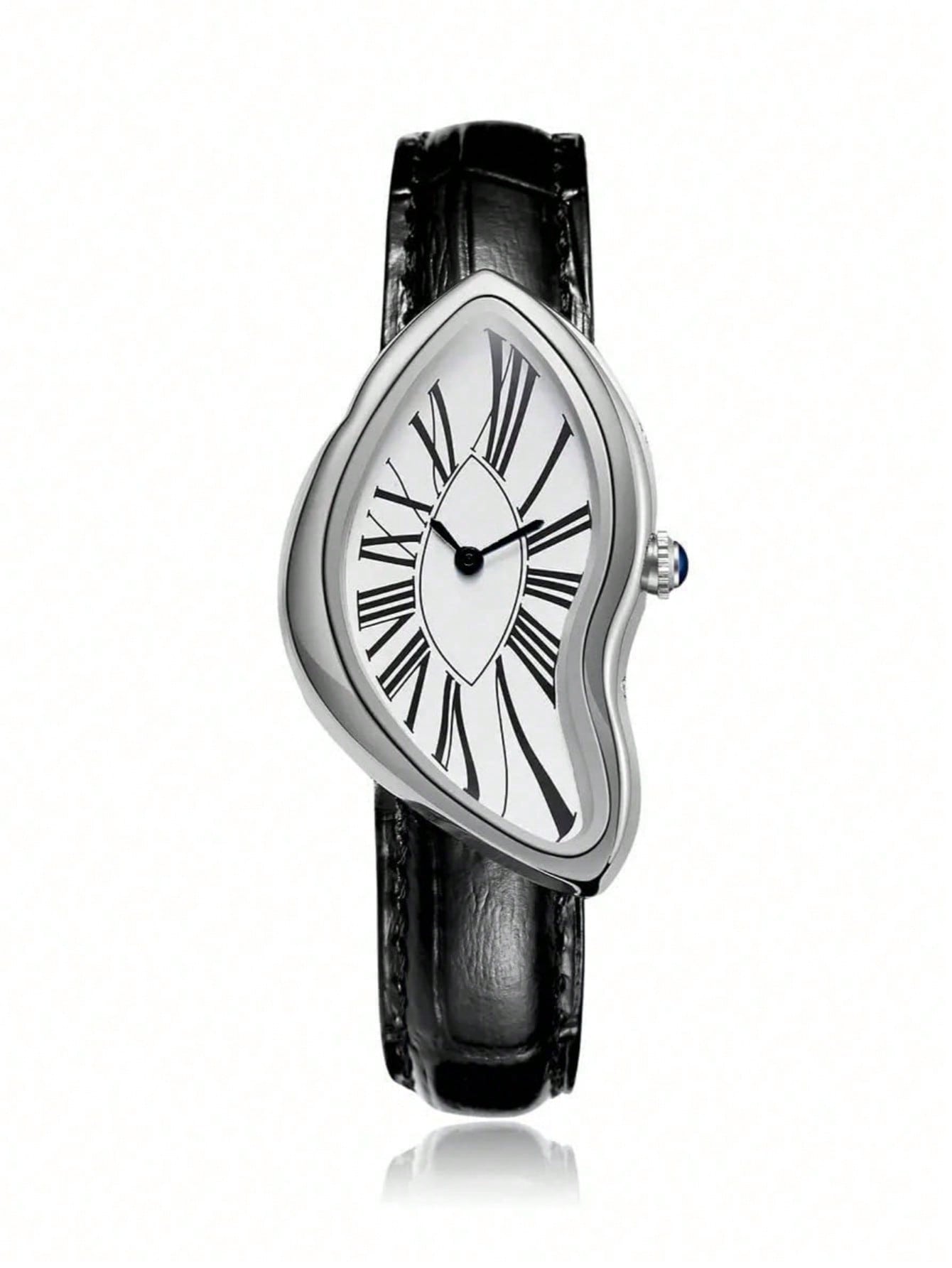 Creative Melt Luxury Watch for - Leather Watch Band Men recension och pris