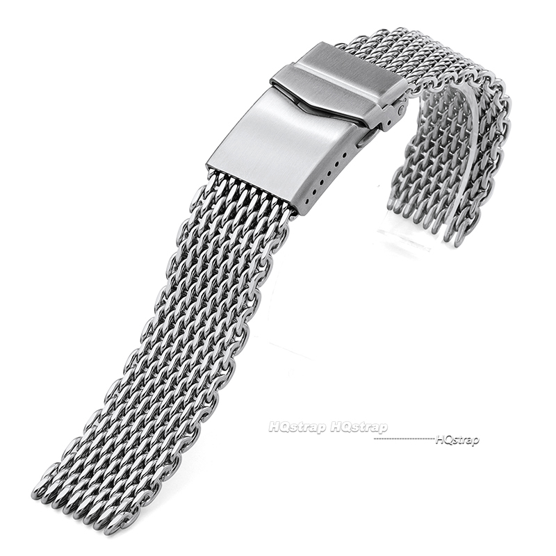 Solid Stainless Steel Shark Me - Rubber Strap Diver recension och pris