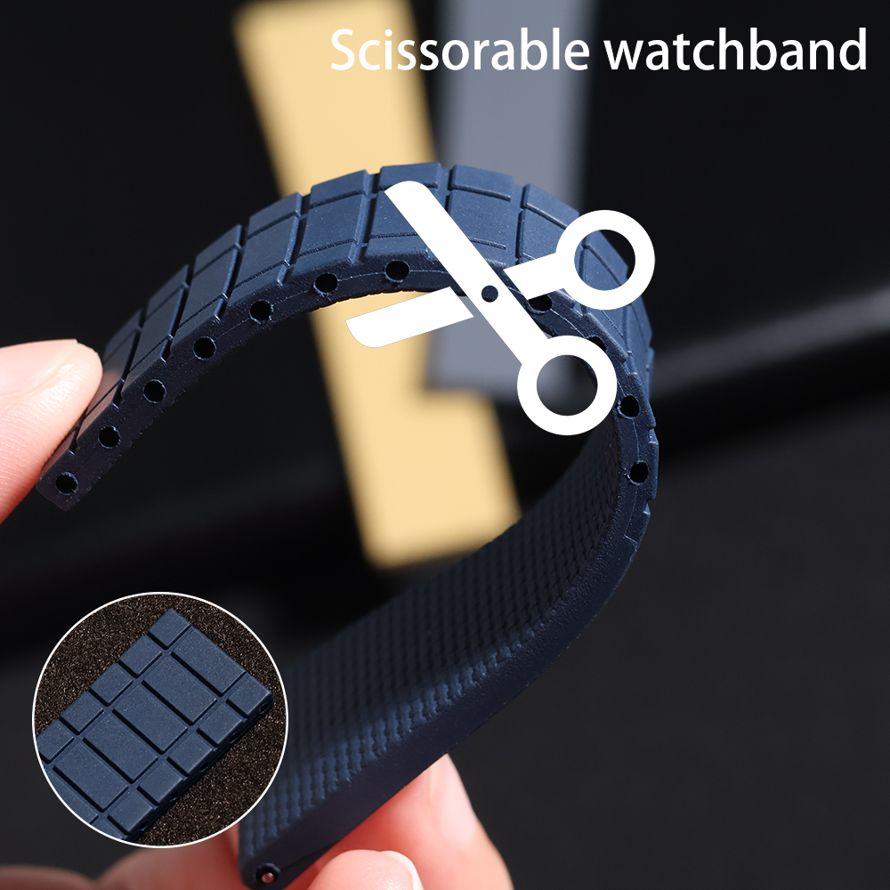 New Design CTS FKM Rubber Watc - Suede Strap Watch recension och pris
