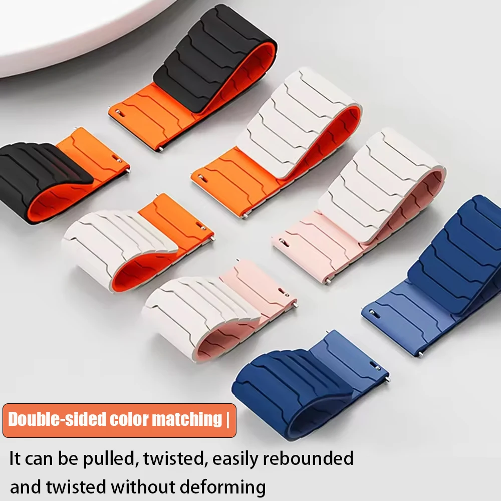 20mm 22mm Silicone Strap For G - Silicone Watch Band 22Mm recension och pris