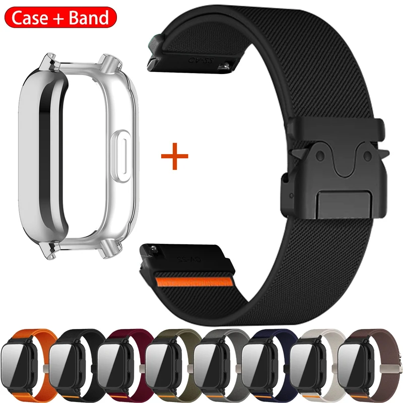 Nylon Straps+ TPU case for Red - Parachute Strap Elastic recension och pris