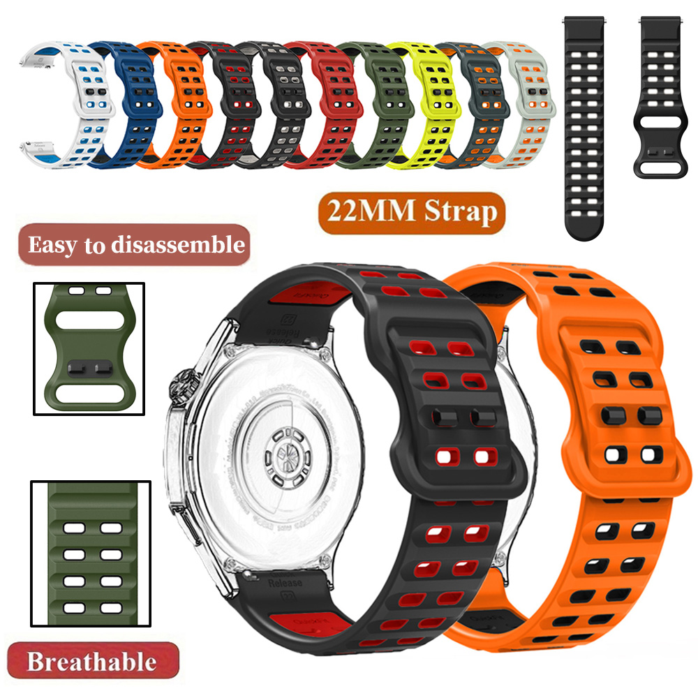 Silicone 22mm Strap For Garmin - Mesh Strap Metal recension och pris