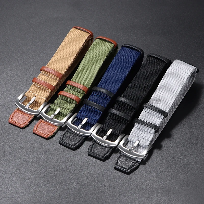 20mm 22mm Canvas Nylon Patch L - Nato Strap Nylon recension och pris