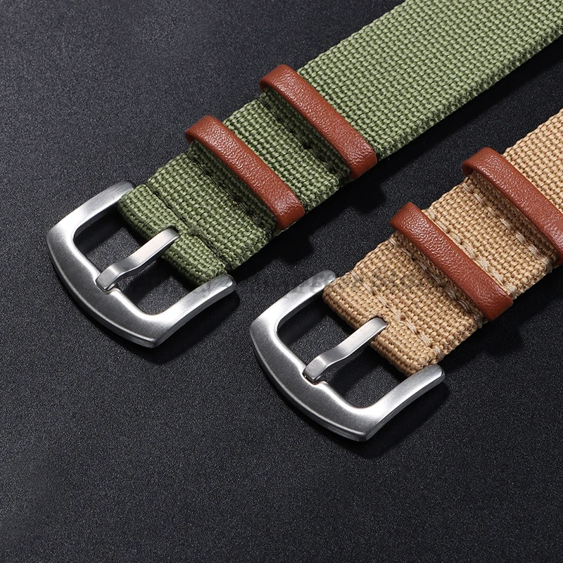 20mm 22mm Canvas Nylon Patch L - Nato Strap Nylon recension och pris