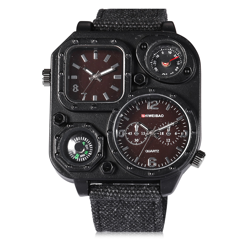 Quartz Mens Watches Top Brand  - Canvas Strap Watch recension och pris