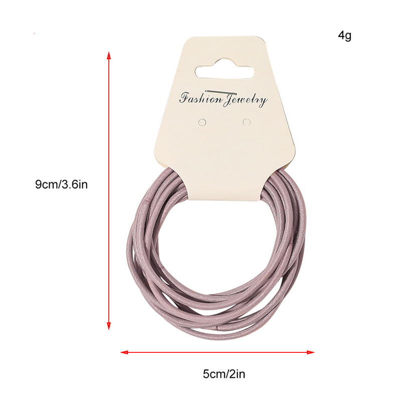 10PCS Women Girls Simple Basic - Silicone Band Women recension och pris