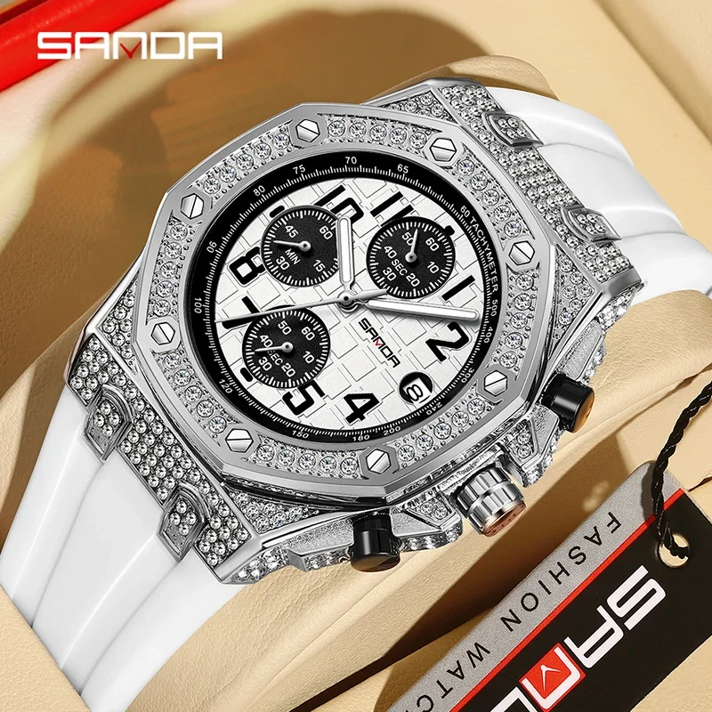 SANDA 7026 Men's Quartz Watch  - Tropic Strap Vintage recension och pris