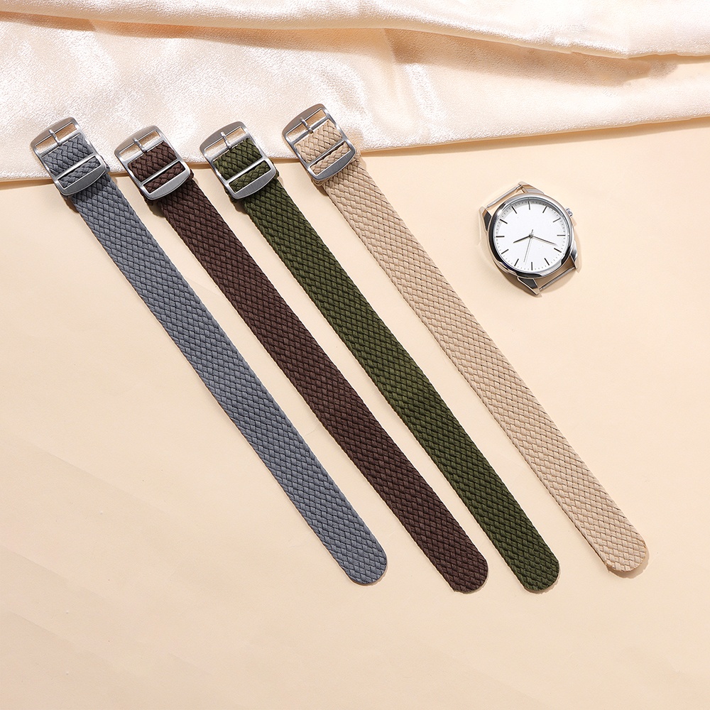 Nylon Woven Canvas Watch Band  - Perlon Strap Woven recension och pris