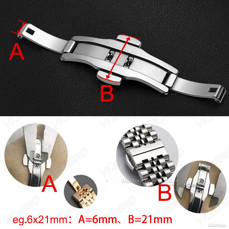 6mmx19/21/23/25mm Butterfly Bu - Butterfly Clasp Deployant recension och pris