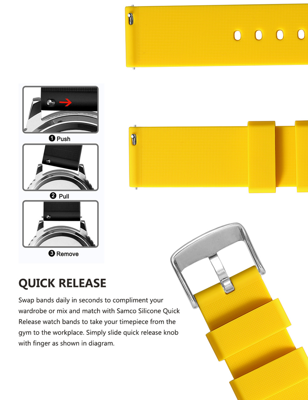 Silicone Watch Bands 14/16/18/ - Rubber Strap Diver recension och pris