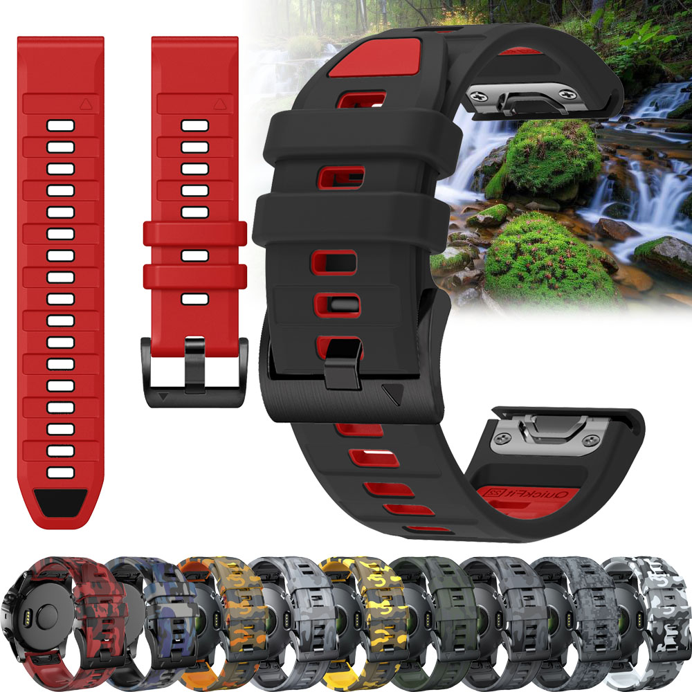 Fenix E 47mm Official QuickFit - Silicone Watch Band 22Mm recension och pris