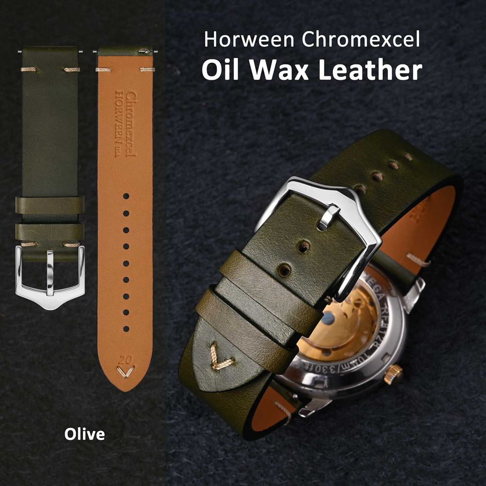 WOCCI Oil Wax Leather Watch St - Leather Strap Quick Release recension och pris