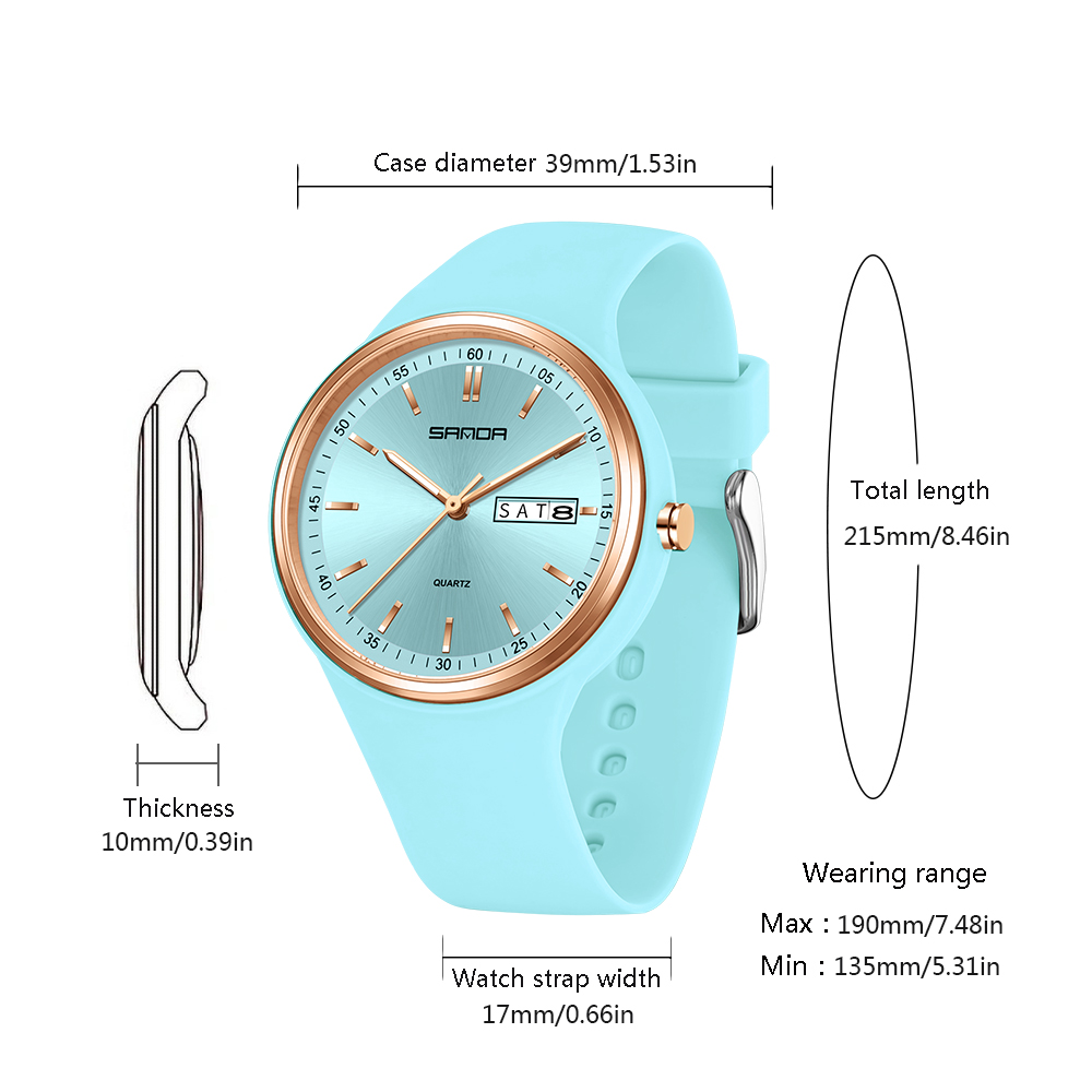 Fashion Calendar High Guality  - Silicone Band Women recension och pris