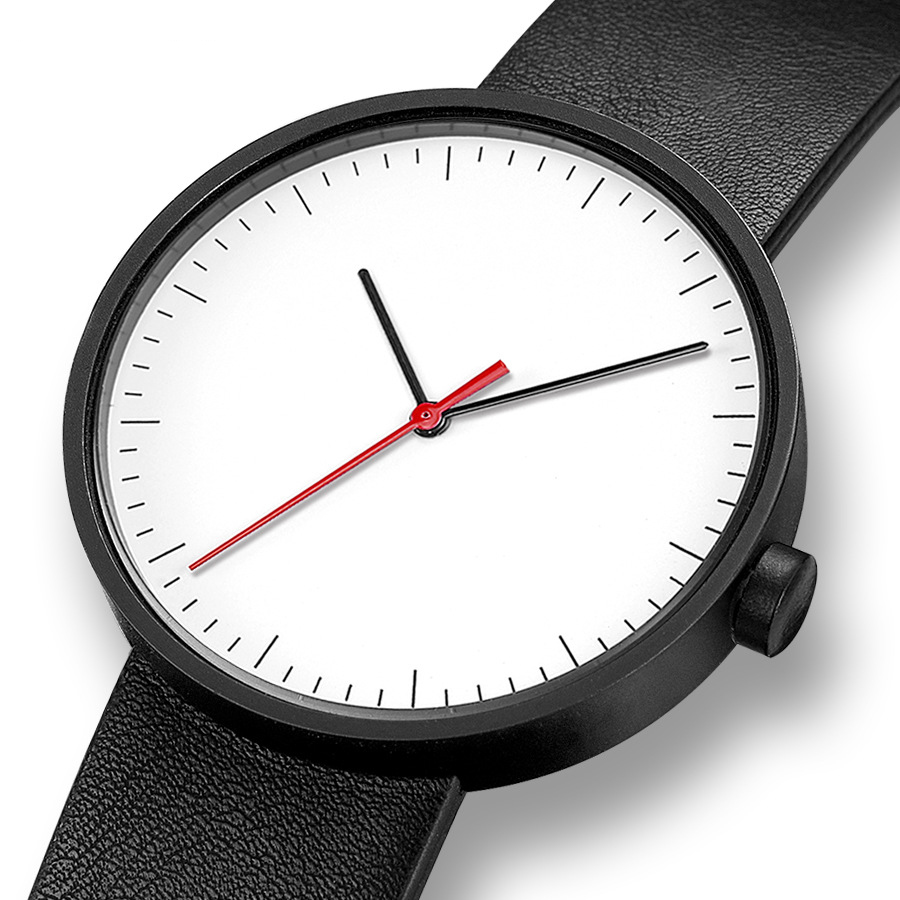 UTHAI Watch Men Simple Trendy  - Leather Watch Band Men recension och pris